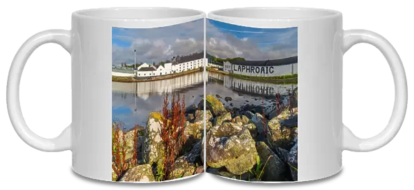 Laphroaig Whisky Distillery, Loch Laphroaig, Islay, Argyll and Bute, Scotland, United Kingdom, Europe
