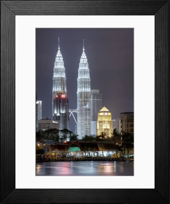 Framed Print : Petronas Towers dominate the Kuala Lumpur skyline, Titiwangsa in Kuala Lumpur, Malaysia, Southeast Asia, Asia Framed Print : Petronas Towers dominate the Kuala Lumpur skyline, Titiwangsa in Kuala Lumpur, Malaysia, Southeast Asia, Asia