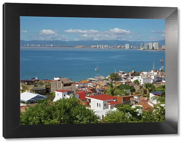 View of Downtown, Puerto Vallarta, Jalisco, Mexico, North America
