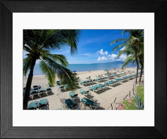 Framed Print : Beach scene, Nuevo Vallarta, Nayarit, Mexico, North America Framed Print : Beach scene, Nuevo Vallarta, Nayarit, Mexico, North America