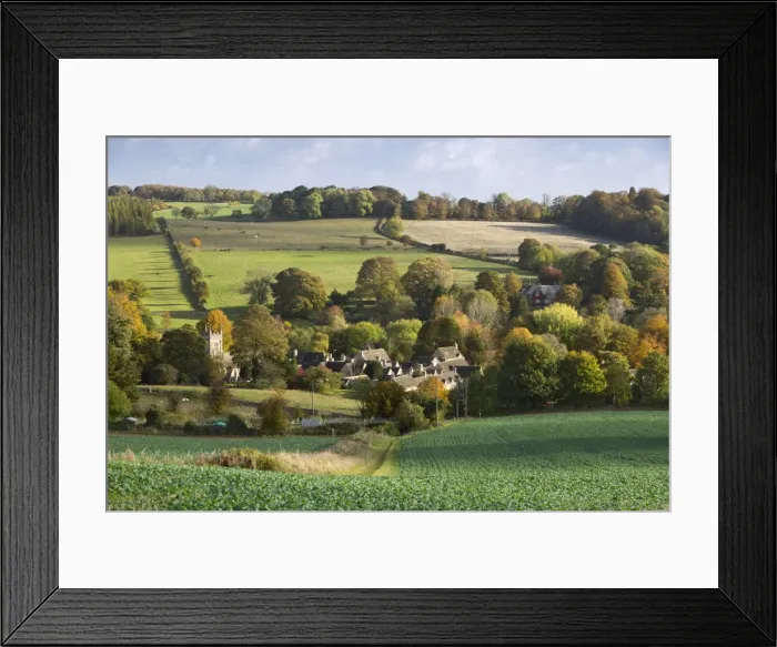 Framed Print : Village in autumn, Upper Slaughter, Cotswolds, Gloucestershire, England, United Kingdom, Europe Framed Print : Village in autumn, Upper Slaughter, Cotswolds, Gloucestershire, England, United Kingdom, Europe