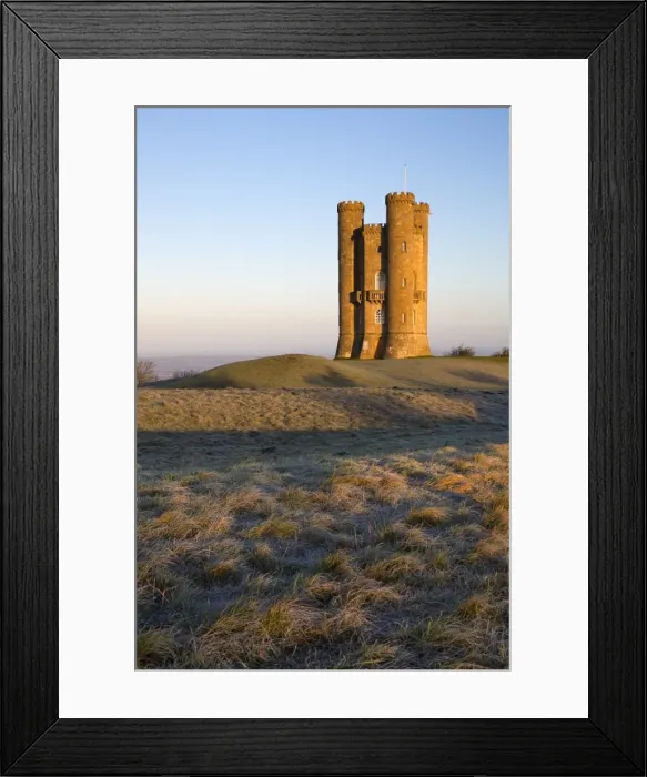Framed Print : Broadway Tower on frosty morning, Broadway, Cotswolds, Worcestershire, England, United Kingdom, Europe Framed Print : Broadway Tower on frosty morning, Broadway, Cotswolds, Worcestershire, England, United Kingdom, Europe