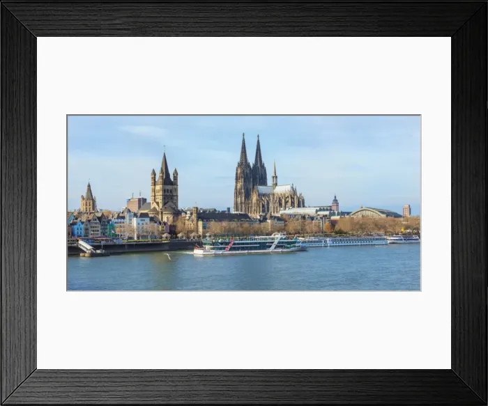 Framed Print : Great Saint Martin Church and Cologne Cathedral, Cologne (Koln), North Rhine Westphalia, Germany, Europe Framed Print : Great Saint Martin Church and Cologne Cathedral, Cologne (Koln), North Rhine Westphalia, Germany, Europe