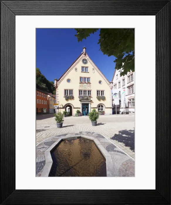 Framed Print : Town Hall, Hornberg, Gutachtal Valley, Black Forest, Baden Wurttemberg, Germany, Europe Framed Print : Town Hall, Hornberg, Gutachtal Valley, Black Forest, Baden Wurttemberg, Germany, Europe
