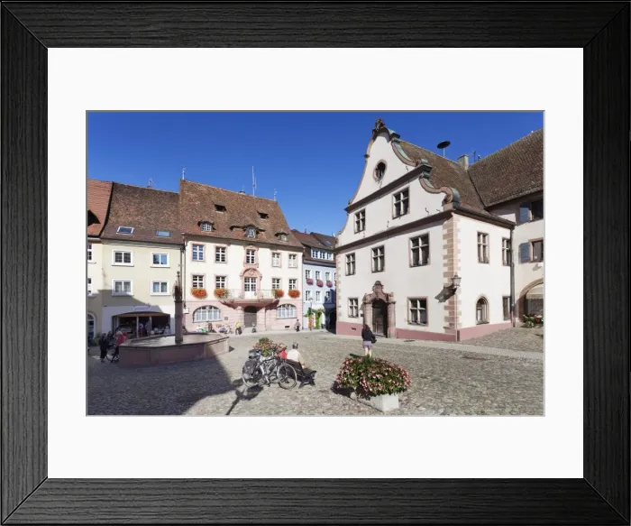 Framed Print : Market Square, Old Town Hall, Endingen, Kaiserstuhl, Breisgau, Black Forest, Baden Wurttemberg, Germany, Europe Framed Print : Market Square, Old Town Hall, Endingen, Kaiserstuhl, Breisgau, Black Forest, Baden Wurttemberg, Germany, Europe