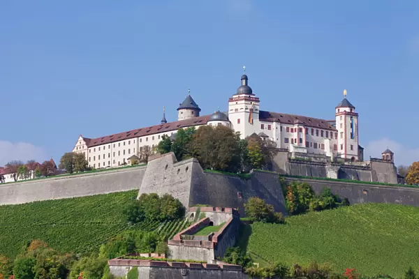 Marienberg Fortress, Wurzburg, Franconia, Bavaria, Germany, Europe