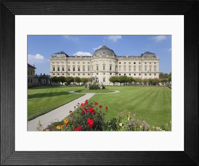 Framed Print : Residenz, Baroque Palace, built by Balthasar Neumann, Hofgarten Park, UNESCO World Heritage Site, Wurzburg, Franconia, Bavaria, Germany, Europe Framed Print : Residenz, Baroque Palace, built by Balthasar Neumann, Hofgarten Park, UNESCO World Heritage Site, Wurzburg, Franconia, Bavaria, Germany, Europe