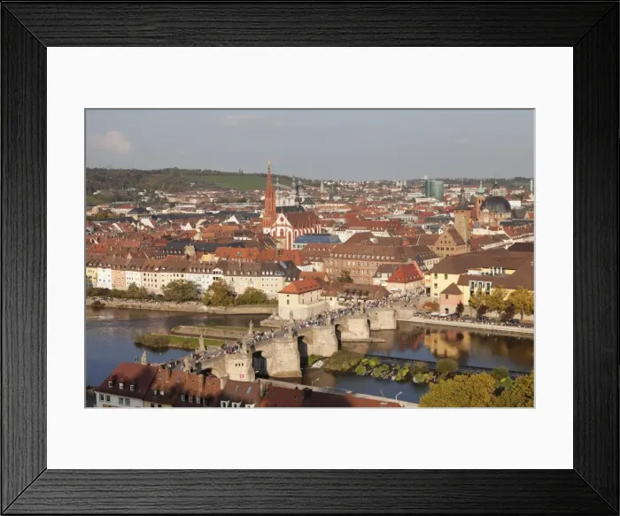 Framed Print : Old Bridge over the Main River, Augustinerkirche church, Grafeneckart Tower, townhall, Wurzburg, Franconia, Bavaria, Germany, Europe Framed Print : Old Bridge over the Main River, Augustinerkirche church, Grafeneckart Tower, townhall, Wurzburg, Franconia, Bavaria, Germany, Europe