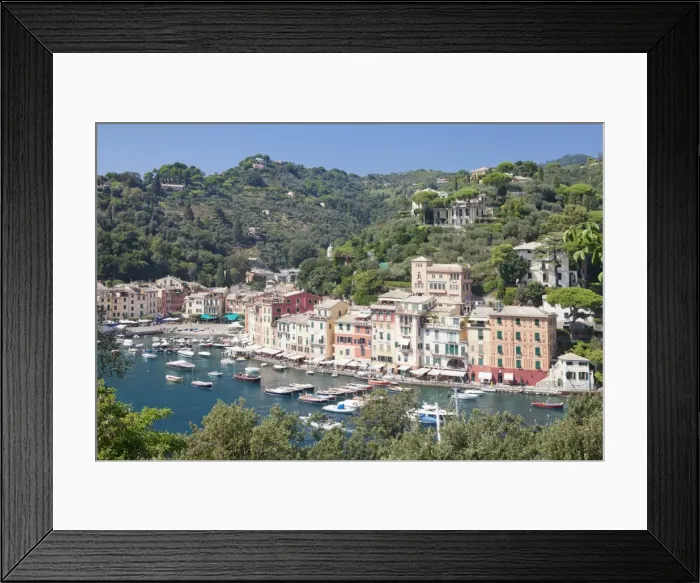 Framed Print : Portofino, Riviera di Levante, Province Genoa, Liguria, Italy, Europe