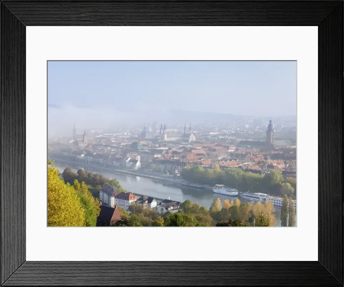 Framed Print : View over the Main River to the old town of Wurzburg in autumn, Franconia, Bavaria, Germany, Europe Framed Print : View over the Main River to the old town of Wurzburg in autumn, Franconia, Bavaria, Germany, Europe