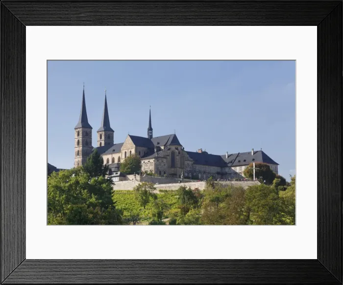 Framed Print : Kloster Michaelsberg Monastery, UNESCO World Heritage Site, Bamberg, Franconia, Bavaria, Germany, Europe Framed Print : Kloster Michaelsberg Monastery, UNESCO World Heritage Site, Bamberg, Franconia, Bavaria, Germany, Europe