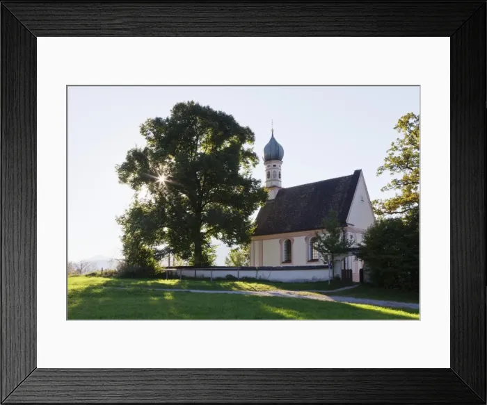 Framed Print : Ramsachkirche church at Murnauer Moos Moor, Murnau am Staffelsee, Upper Bavaria, Bavaria, Germany, Europe Framed Print : Ramsachkirche church at Murnauer Moos Moor, Murnau am Staffelsee, Upper Bavaria, Bavaria, Germany, Europe
