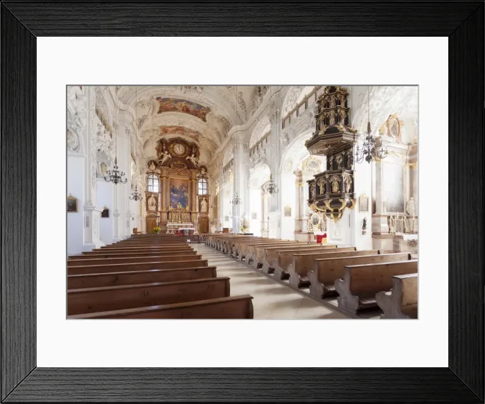 Framed Print : Church of Benedictine Abbey, Benediktbeuren, Bad Toelz Wolfratshausen, Upper Bavaria, Bavaria, Germany, Europe Framed Print : Church of Benedictine Abbey, Benediktbeuren, Bad Toelz Wolfratshausen, Upper Bavaria, Bavaria, Germany, Europe
