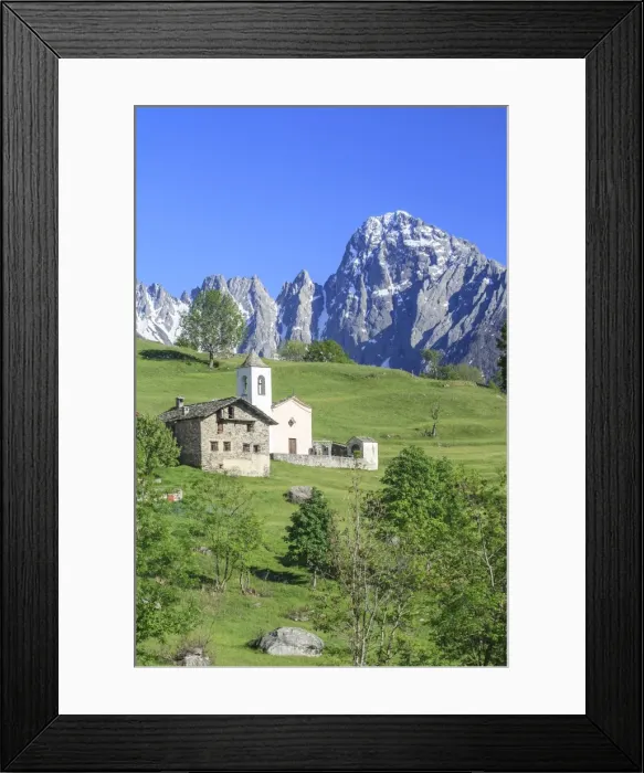 Framed Print : The fairy tale landscape of Daloo, a tiny mountain village in Valchiavenna, Lombardy, Italy, Europe Framed Print : The fairy tale landscape of Daloo, a tiny mountain village in Valchiavenna, Lombardy, Italy, Europe