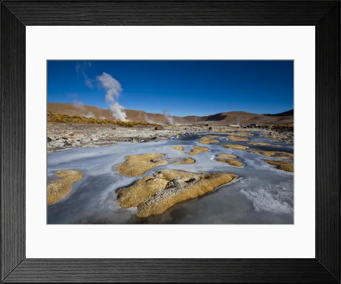 Framed Print : The El Tatio Geothermal Field, located in the Altiplano of northern Chile, South America Framed Print : The El Tatio Geothermal Field, located in the Altiplano of northern Chile, South America