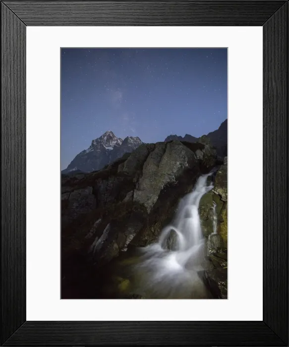 Framed Print : The sources of River Po, the longest in Italy, by Monviso (Monte Viso) mountain, Piedmont, Italy, Europe Framed Print : The sources of River Po, the longest in Italy, by Monviso (Monte Viso) mountain, Piedmont, Italy, Europe