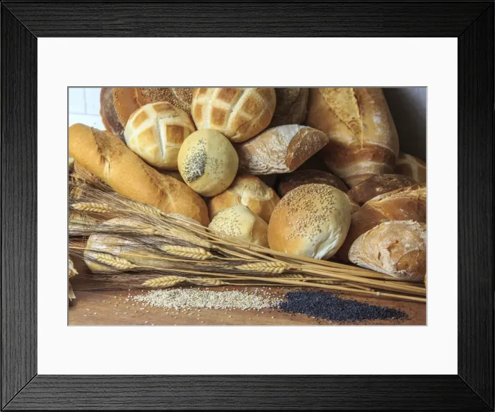 Framed Print : Pile of typical Italian bread, Lombardy, Italy, Europe Framed Print : Pile of typical Italian bread, Lombardy, Italy, Europe