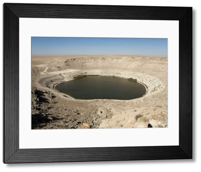 Framed Print : Meyil Obruk, 640m wide sinkhole lake, Esentepe, Obruk Plateau, Karapinar, Konya Basin, Anatolia, Turkey, Asia Minor, Eurasia Framed Print : Meyil Obruk, 640m wide sinkhole lake, Esentepe, Obruk Plateau, Karapinar, Konya Basin, Anatolia, Turkey, Asia Minor, Eurasia