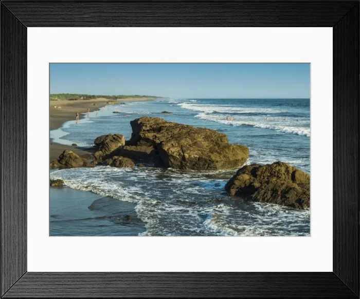 Framed Print : Poneloya Beach, a popular little Pacific Coast surf resort, west of the northern city of Leon, Leon, Nicaragua, Central America Framed Print : Poneloya Beach, a popular little Pacific Coast surf resort, west of the northern city of Leon, Leon, Nicaragua, Central America