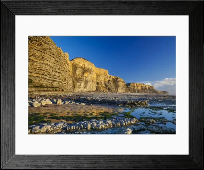 Framed Print : Dunraven Bay, Southerdown, Vale of Glamorgan, Wales, United Kingdom, Europe