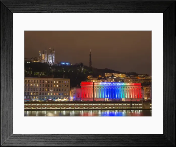 Framed Print : Fete des Lumieres (Festival of Lights) laser show, Basilica Notre-Dame de Fourviere, Saone River, Lyon, Rhone-Alpes, France, Europe Framed Print : Fete des Lumieres (Festival of Lights) laser show, Basilica Notre-Dame de Fourviere, Saone River, Lyon, Rhone-Alpes, France, Europe