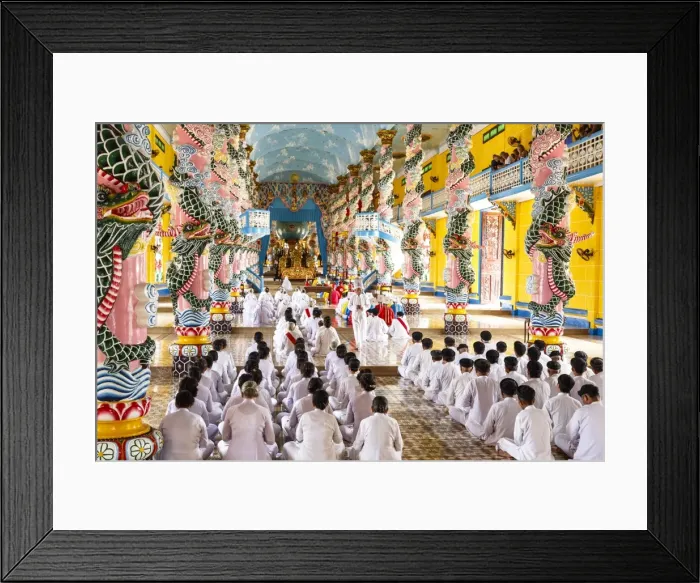 Framed Print : Cao Dai temple, Tay Ninh, Vietnam, Indochina, Southeast Asia, Asia Framed Print : Cao Dai temple, Tay Ninh, Vietnam, Indochina, Southeast Asia, Asia