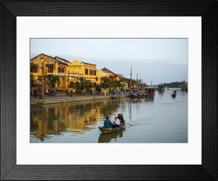 Framed Print : Boats at the Thu Bon river, Hoi An, Vietnam, Indochina, Southeast Asia, Asia Framed Print : Boats at the Thu Bon river, Hoi An, Vietnam, Indochina, Southeast Asia, Asia