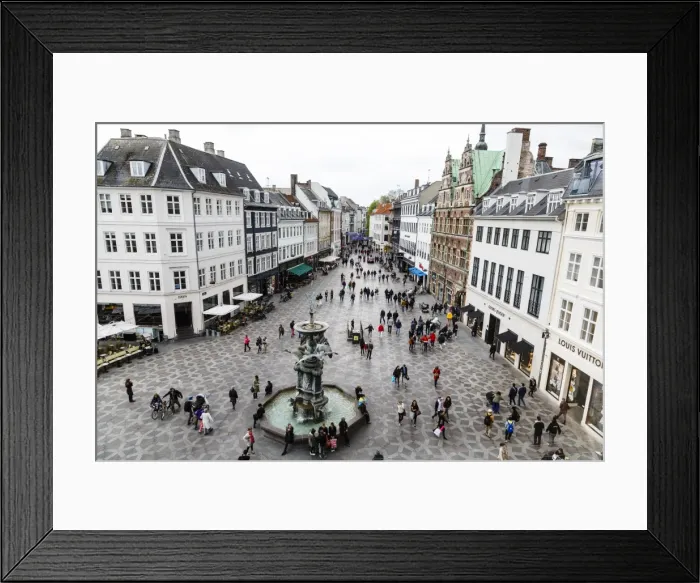 Framed Print : Stroget, the main pedestrian shopping street, Copenhagen, Denmark, Scandinavia, Europe Framed Print : Stroget, the main pedestrian shopping street, Copenhagen, Denmark, Scandinavia, Europe
