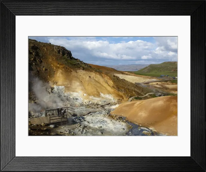 Framed Print : Geothermal fields at Krysuvik, Reykjanes Peninsula, Iceland, Polar Regions Framed Print : Geothermal fields at Krysuvik, Reykjanes Peninsula, Iceland, Polar Regions