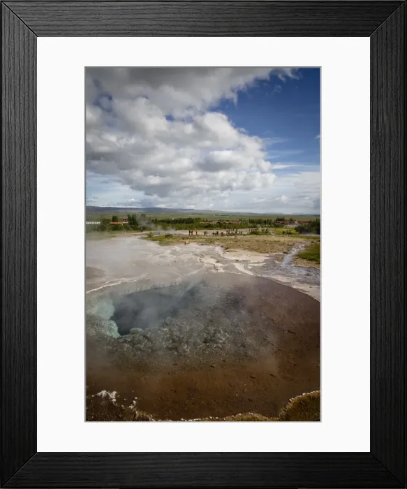 Framed Print : A geothermal hotspring pool with dissolved minerals, Geysir, Golden Circle, Iceland, Polar Regions Framed Print : A geothermal hotspring pool with dissolved minerals, Geysir, Golden Circle, Iceland, Polar Regions