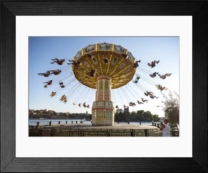 Framed Print : Grona Lund amusement park, Djurgarden, Stockholm, Sweden, Scandinavia, Europe Framed Print : Grona Lund amusement park, Djurgarden, Stockholm, Sweden, Scandinavia, Europe