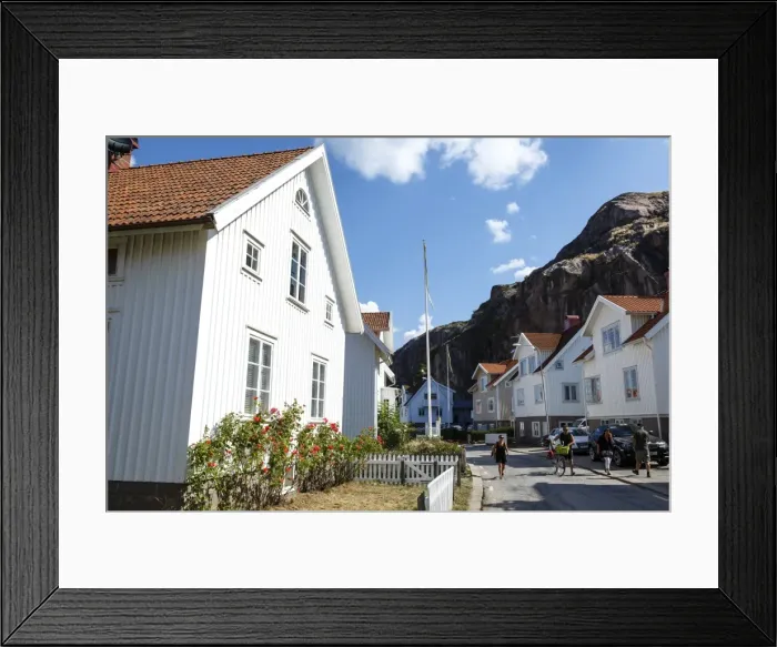 Framed Print : Houses in Fjallbacka, Bohuslan region, west coast, Sweden, Scandinavia, Europe Framed Print : Houses in Fjallbacka, Bohuslan region, west coast, Sweden, Scandinavia, Europe