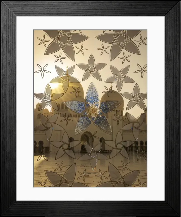 Framed Print : Decorated glass door in Sheikh Zayed Grand Mosque, Abu Dhabi, United Arab Emirates, Middle East Framed Print : Decorated glass door in Sheikh Zayed Grand Mosque, Abu Dhabi, United Arab Emirates, Middle East