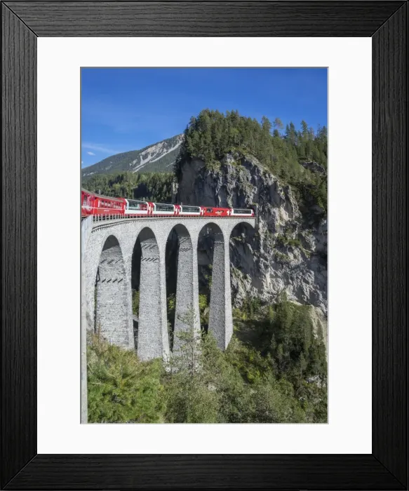 Framed Print : Landwasser Viadukt, Filisur, Graubunden, Swiss Alps, Switzerland, Europe Framed Print : Landwasser Viadukt, Filisur, Graubunden, Swiss Alps, Switzerland, Europe
