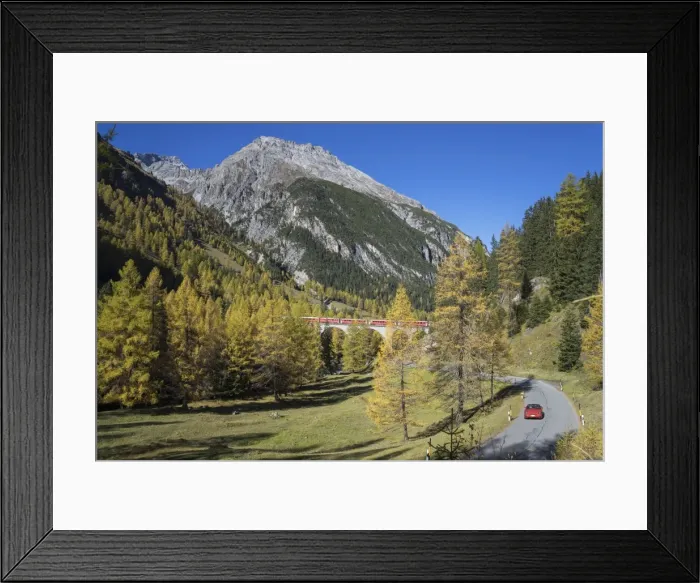 Framed Print : Road to Albula Pass, Graubunden, Swiss Alps, Switzerland, Europe Framed Print : Road to Albula Pass, Graubunden, Swiss Alps, Switzerland, Europe