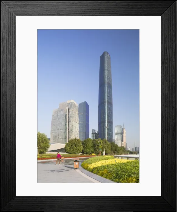 Framed Print : International Finance Centre and skyscrapers in Zhujiang New Town, Tian He, Guangzhou, Guangdong, China, Asia Framed Print : International Finance Centre and skyscrapers in Zhujiang New Town, Tian He, Guangzhou, Guangdong, China, Asia