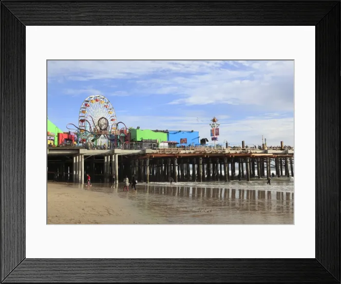 Framed Print : Santa Monica Pier, Pacific Park, Santa Monica, Los Angeles, California, United States of America, North America Framed Print : Santa Monica Pier, Pacific Park, Santa Monica, Los Angeles, California, United States of America, North America