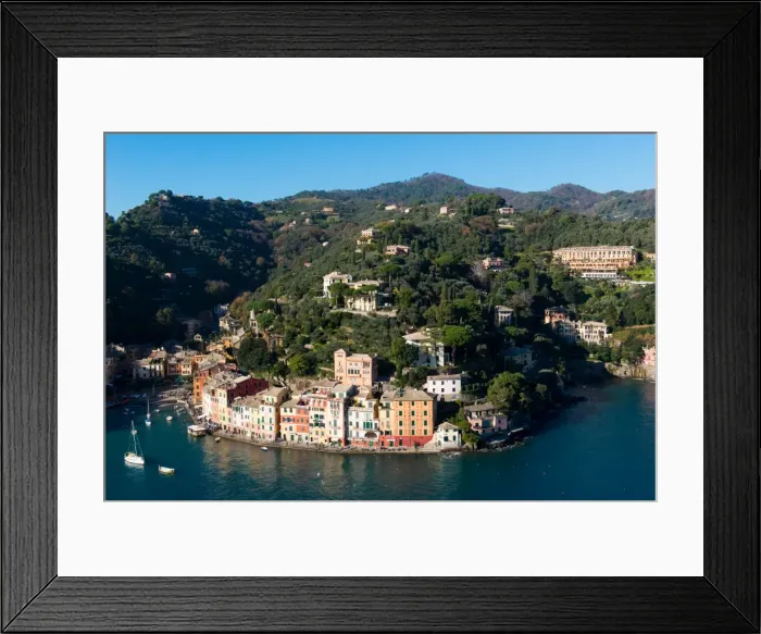Framed Print : The bay of Portofino seen from Castello Brown, Genova (Genoa), Liguria, Italy, Europe Framed Print : The bay of Portofino seen from Castello Brown, Genova (Genoa), Liguria, Italy, Europe