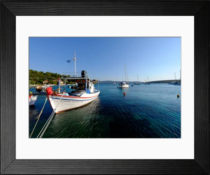 Framed Print : The small port and beach of Posidonio, Samos Island, North Aegean Islands, Greek Islands, Greece, Europe Framed Print : The small port and beach of Posidonio, Samos Island, North Aegean Islands, Greek Islands, Greece, Europe