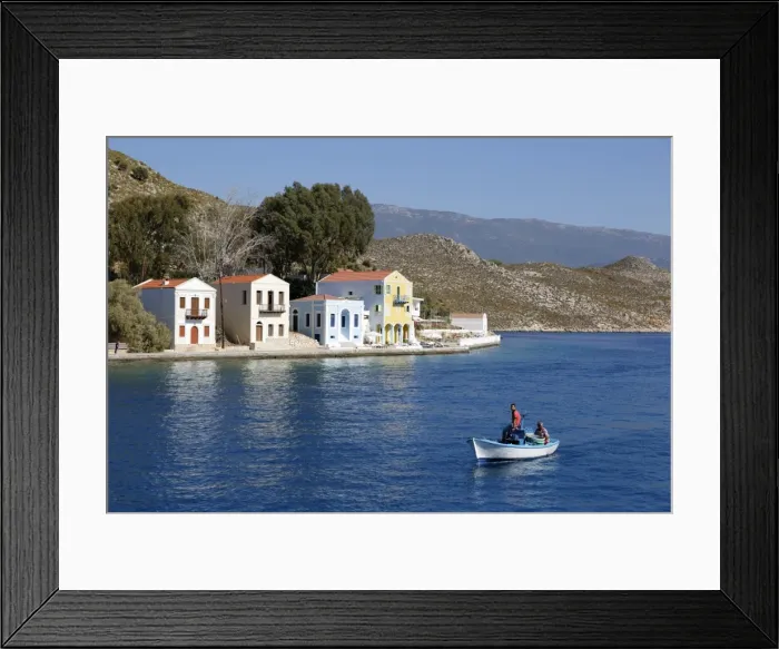 Framed Print : View of harbour, Kastellorizo (Meis), Dodecanese, Greek Islands, Greece, Europe Framed Print : View of harbour, Kastellorizo (Meis), Dodecanese, Greek Islands, Greece, Europe