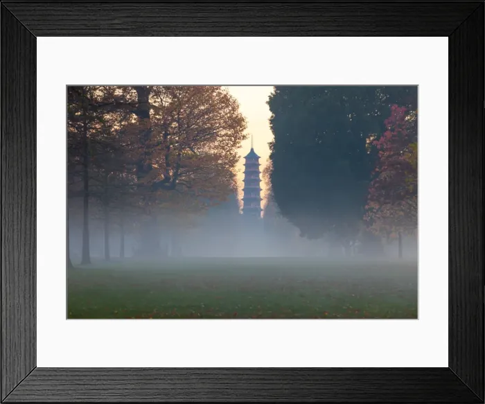Framed Print : The Pagoda at twilight in Kew Gardens, UNESCO World Heritage Site, Kew, Greater London, England, United Kingdom, Europe Framed Print : The Pagoda at twilight in Kew Gardens, UNESCO World Heritage Site, Kew, Greater London, England, United Kingdom, Europe