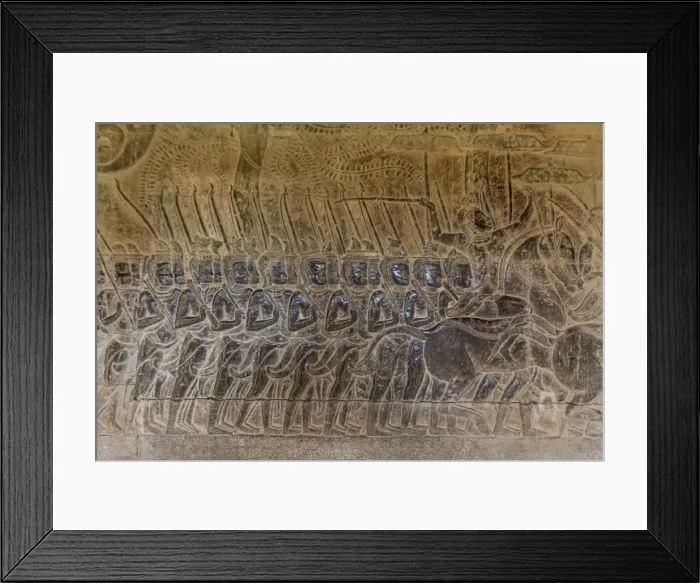 Framed Print : Bas-relief carvings, Angkor Wat, Angkor, UNESCO World Heritage Site, Siem Reap, Cambodia, Indochina, Southeast Asia, Asia Framed Print : Bas-relief carvings, Angkor Wat, Angkor, UNESCO World Heritage Site, Siem Reap, Cambodia, Indochina, Southeast Asia, Asia