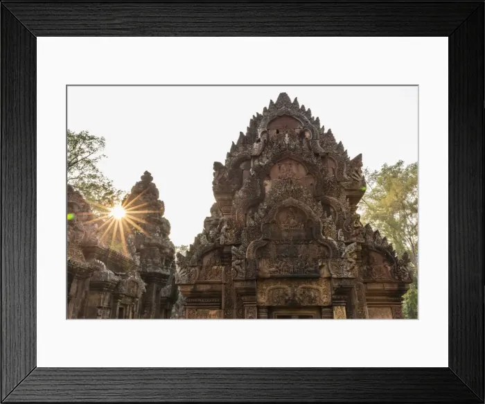 Framed Print : Ornate carvings in red sandstone at sunset in Banteay Srei Temple in Angkor, UNESCO World Heritage Site, Siem Reap, Cambodia, Indochina, Southeast Asia, Asia Framed Print : Ornate carvings in red sandstone at sunset in Banteay Srei Temple in Angkor, UNESCO World Heritage Site, Siem Reap, Cambodia, Indochina, Southeast Asia, Asia