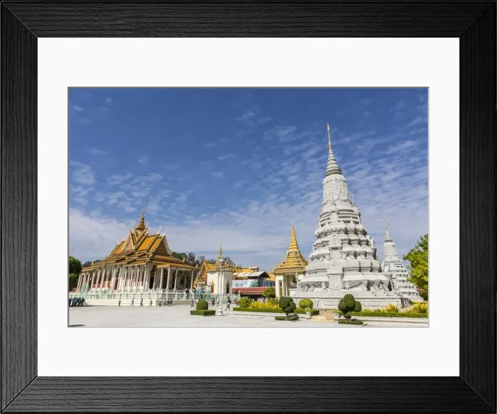 Framed Print : The Silver Pagoda (Wat Preah Keo) in the capital city of Phnom Penh, Cambodia, Indochina, Southeast Asia, Asia Framed Print : The Silver Pagoda (Wat Preah Keo) in the capital city of Phnom Penh, Cambodia, Indochina, Southeast Asia, Asia