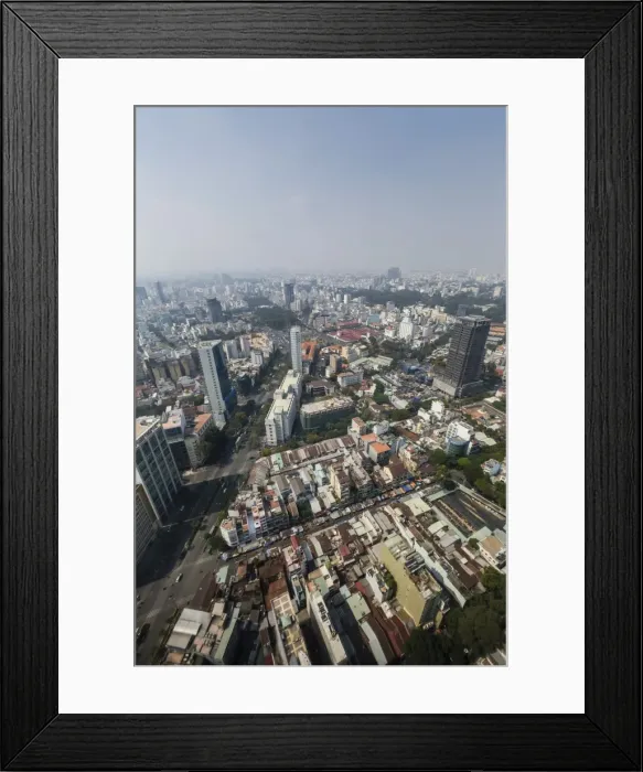 Framed Print : Aerial view of the city of Ho Chi Minh City (Saigon), from the Bitexco Financial Tower, Vietnam, Indochina, Southeast Asia, Asia Framed Print : Aerial view of the city of Ho Chi Minh City (Saigon), from the Bitexco Financial Tower, Vietnam, Indochina, Southeast Asia, Asia