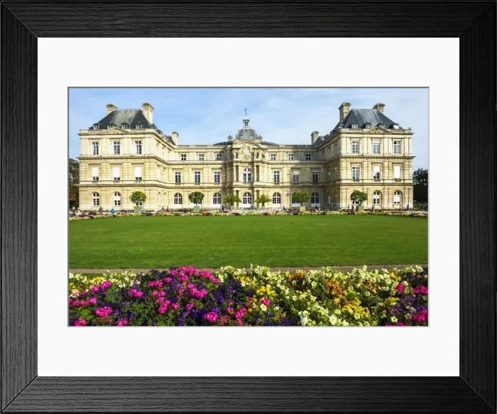Framed Print : Luxembourg Palace and Gardens, Paris, France, Europe Framed Print : Luxembourg Palace and Gardens, Paris, France, Europe