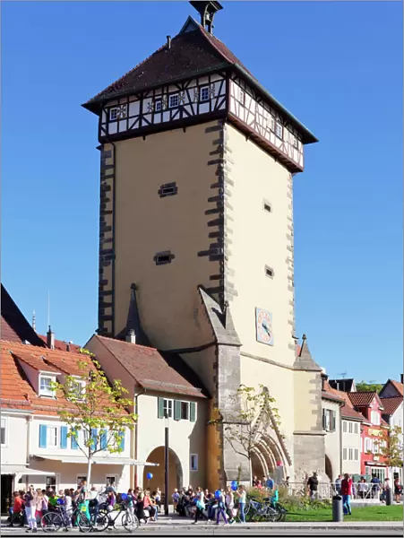 Tuebinger Tor Gate, Reutlingen, Baden Wurttemberg, Germany, Europe
