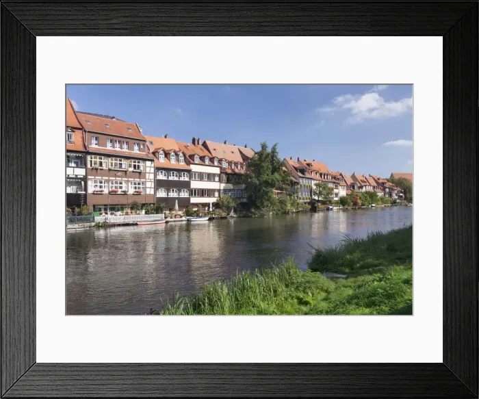 Framed Print : View over Regnitz River to Little Venice (Kleinvenedig), UNESCO World Heritage Site, Bamberg, Franconia, Bavaria, Germany, Europe Framed Print : View over Regnitz River to Little Venice (Kleinvenedig), UNESCO World Heritage Site, Bamberg, Franconia, Bavaria, Germany, Europe