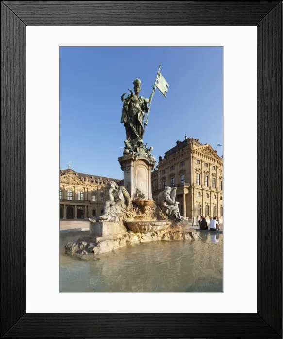 Framed Print : Franconia Fountain at the Residenz, Baroque Palace, built by Balthasar Neumann, UNESCO World Heritage Site, Wurzburg, Franconia, Bavaria, Germany, Europe Framed Print : Franconia Fountain at the Residenz, Baroque Palace, built by Balthasar Neumann, UNESCO World Heritage Site, Wurzburg, Franconia, Bavaria, Germany, Europe