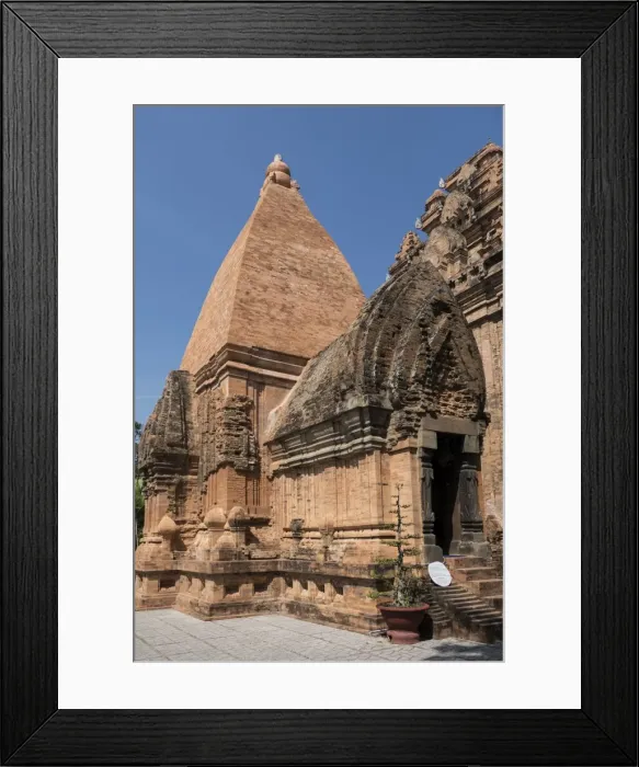 Framed Print : Po Nagar Cham tower, Nha Trang, Vietnam, Indochina, Southeast Asia, Asia